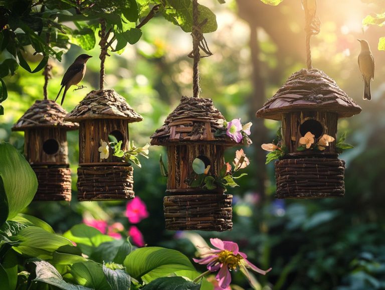 5 Bird Feeders That Blend with Nature