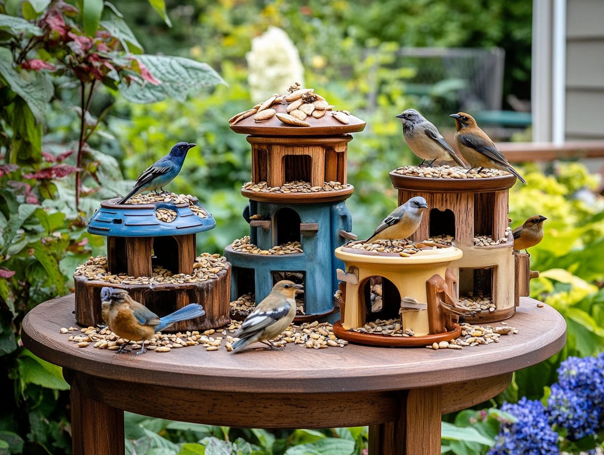 What Are the Different Materials Used for Bird Feeders?