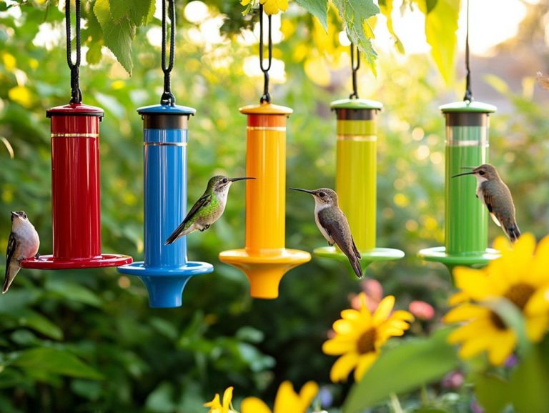 5 Colorful Bird Feeders That Attract More Birds