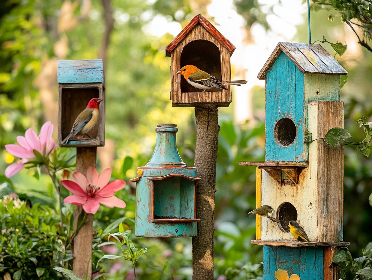 Explore the fascinating world of innovative bird feeders that attract beautiful birds to your garden.