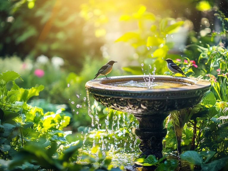 5 Things to Consider When Buying a Bird Bath