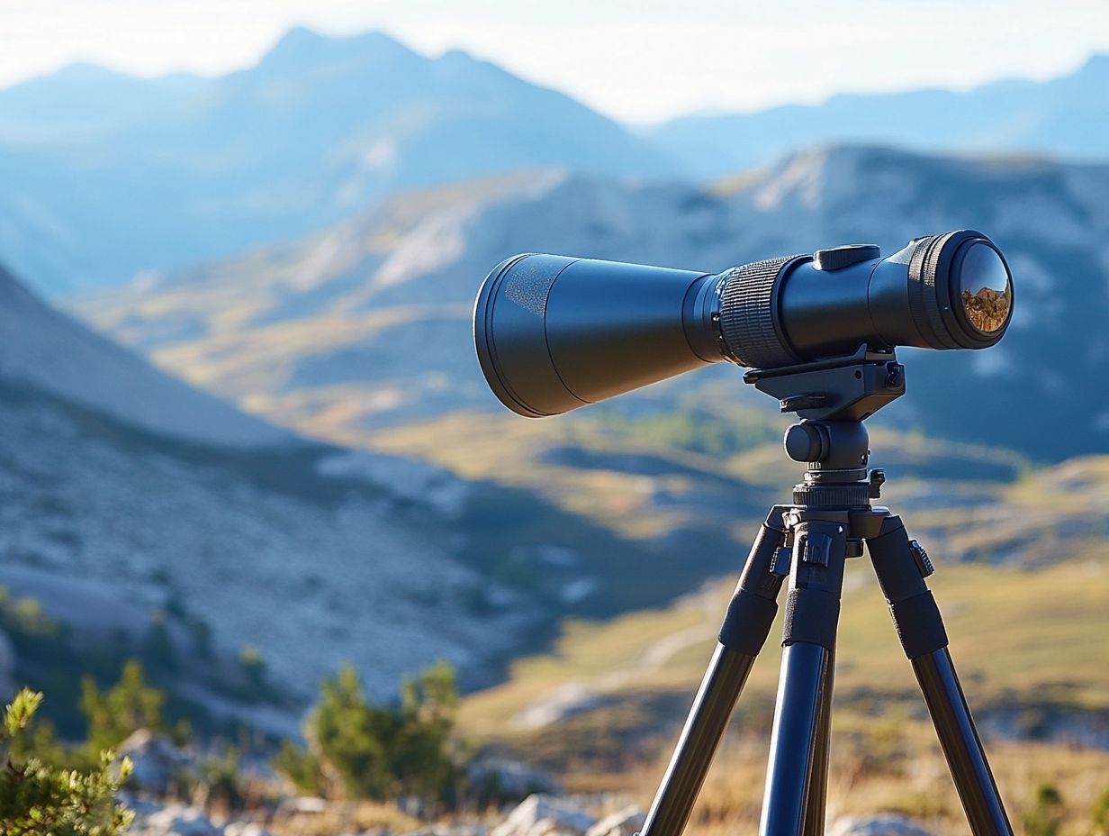 Selecting the right spotting scope for your needs.