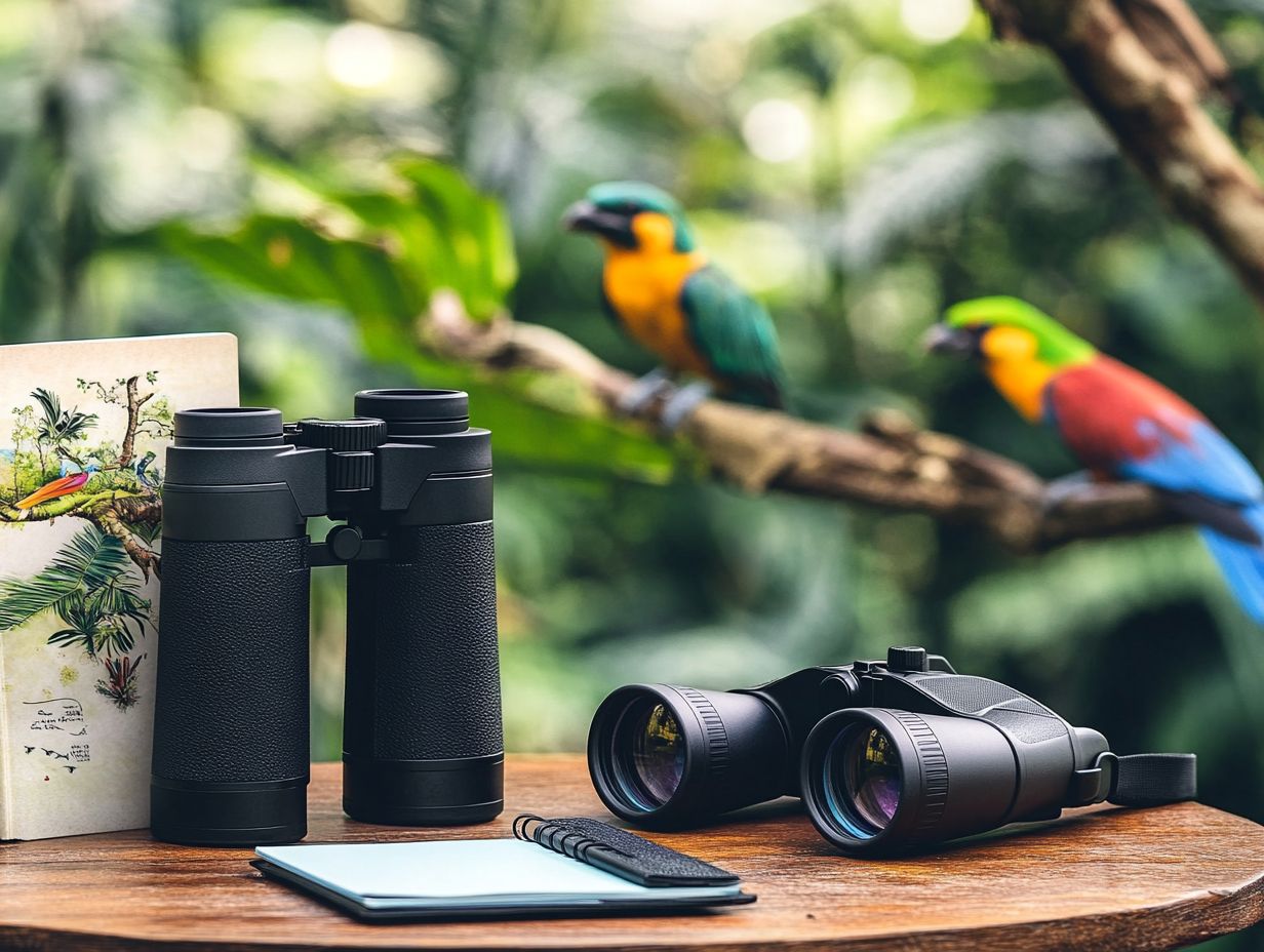 What are bird watching binoculars?