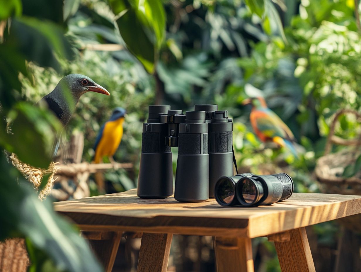 Image of Bushnell binoculars showcasing their sleek design and quality.