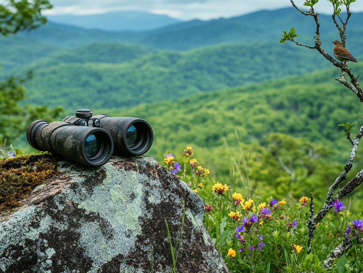 Discover the perfect binoculars for birding on the Appalachian Trail!