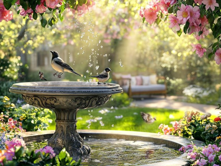 Best Bird Bath Locations for Your Yard