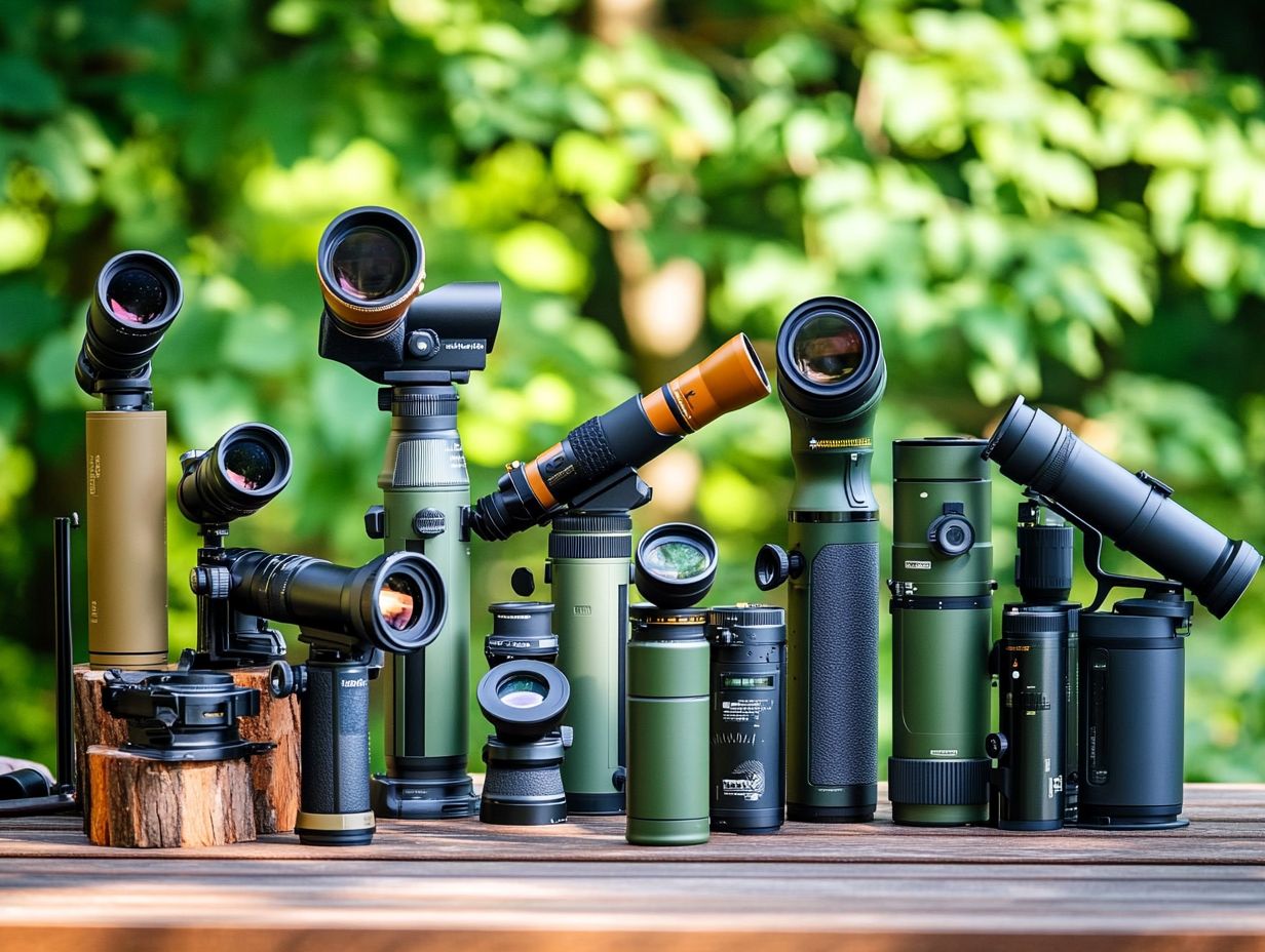 Image of Zeiss spotting scopes showcasing their premium quality