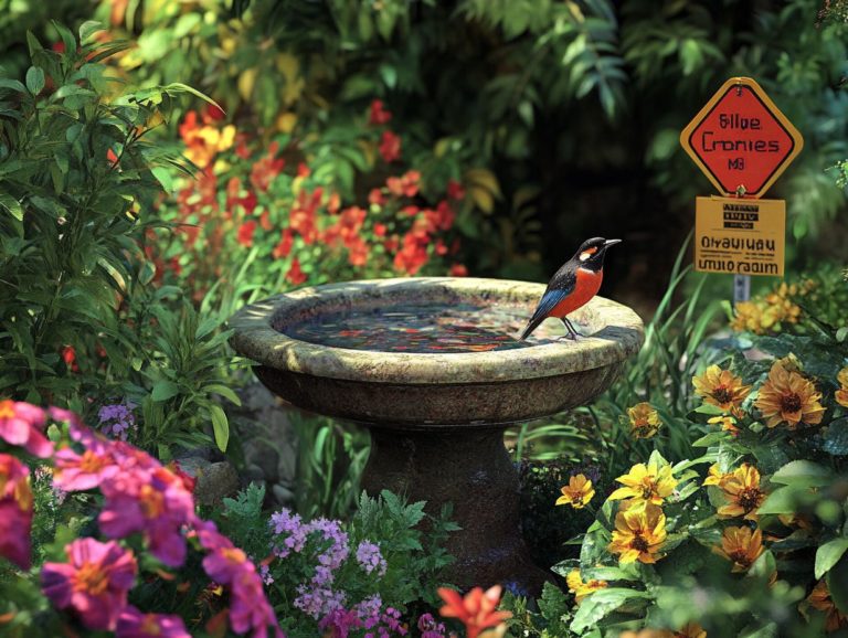 Bird Bath Safety: What to Watch For