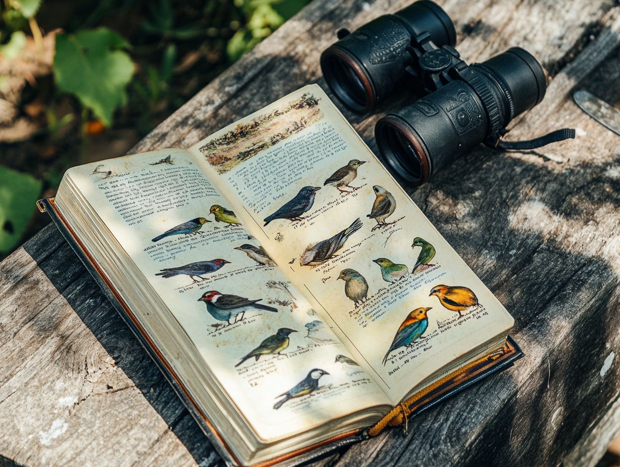 Bird changing appearance and diet during different seasons