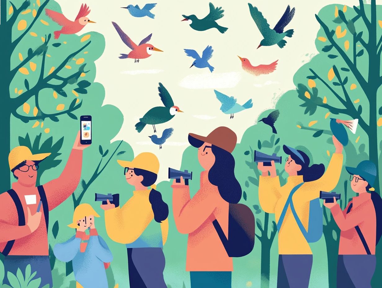 Birdwatching apps that enhance community engagement