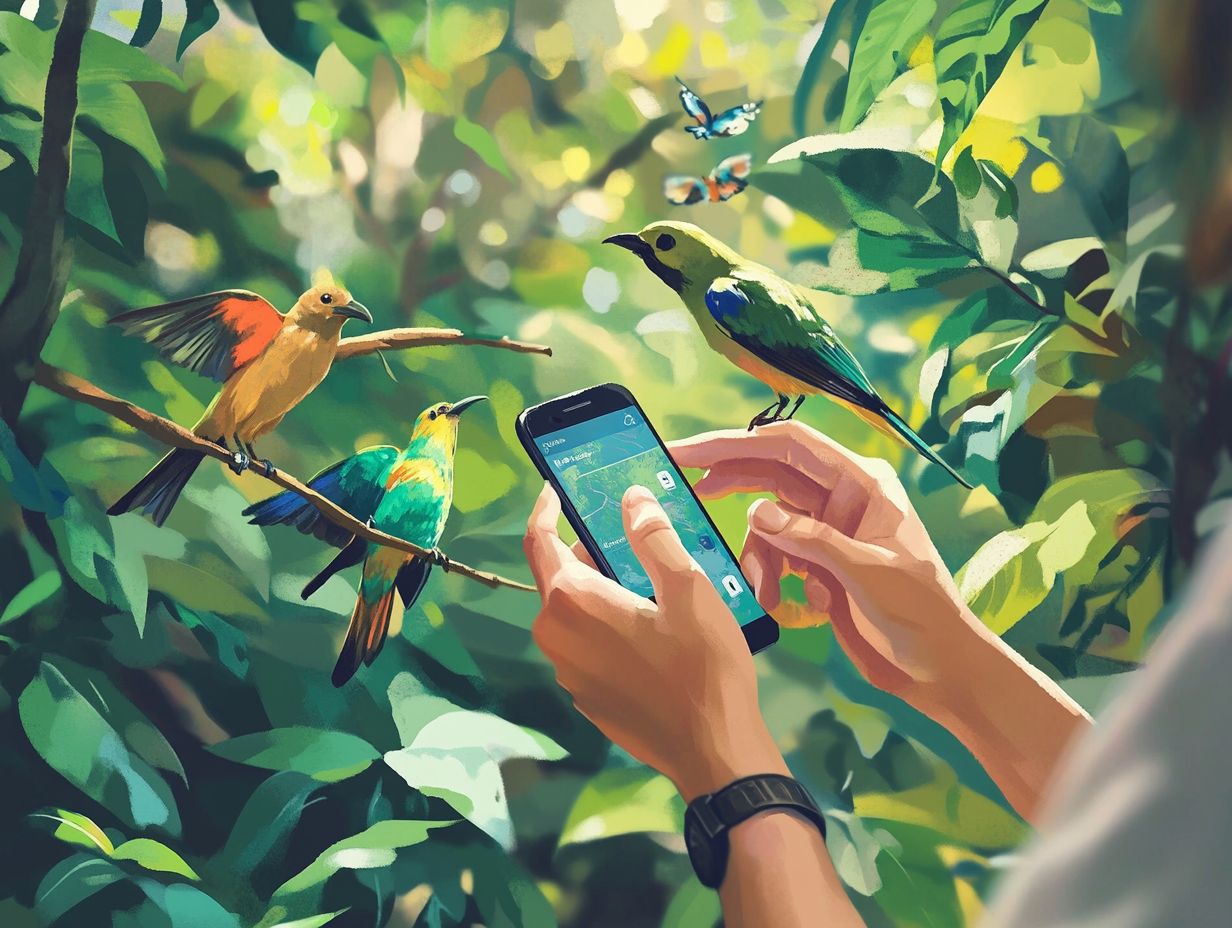 What are some popular birdwatching apps that connect you to nature?