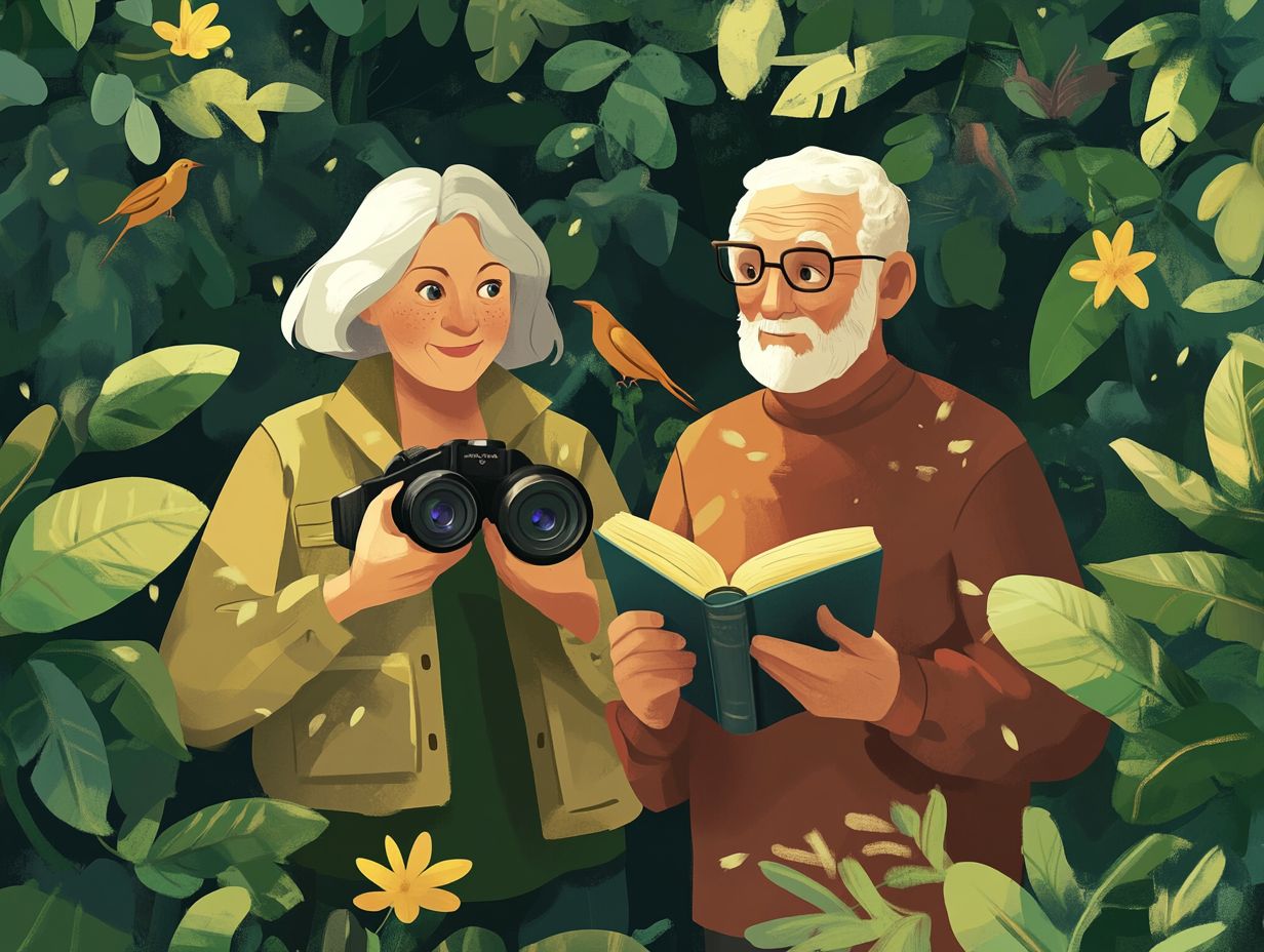 An online birdwatching community focused on seniors.