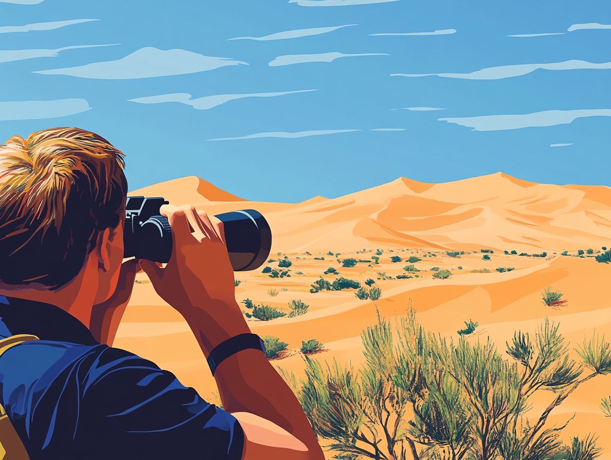 What Are the Important Features for Desert Bird Watching?