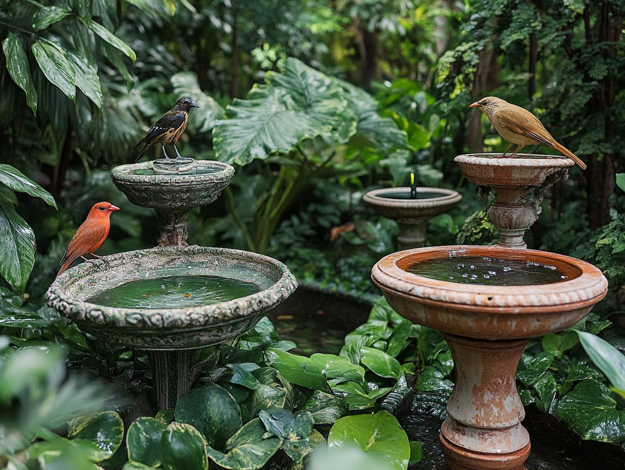 Strong and Long-lasting Bird Bath Options