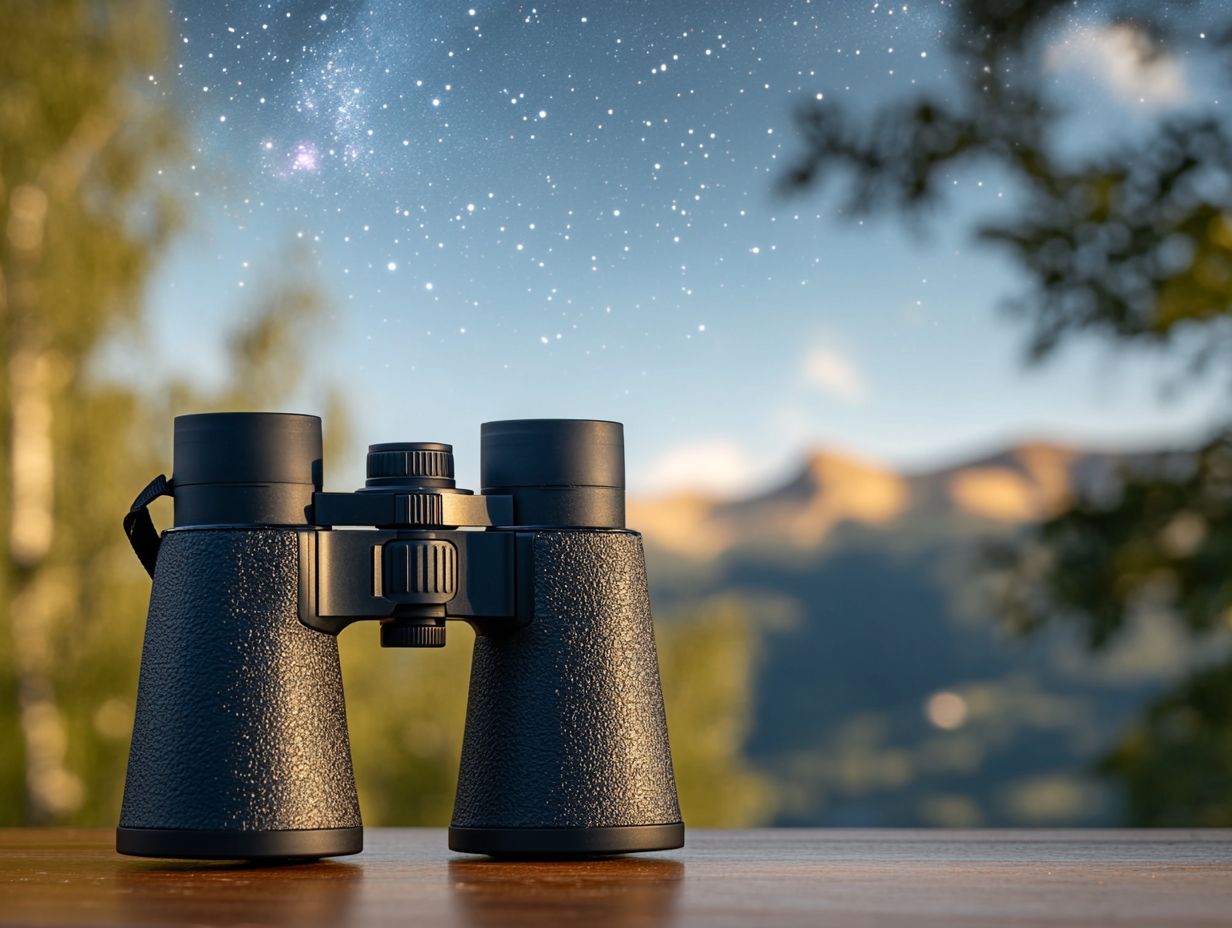 Comparison of Field of View and Exit Pupil in Binoculars