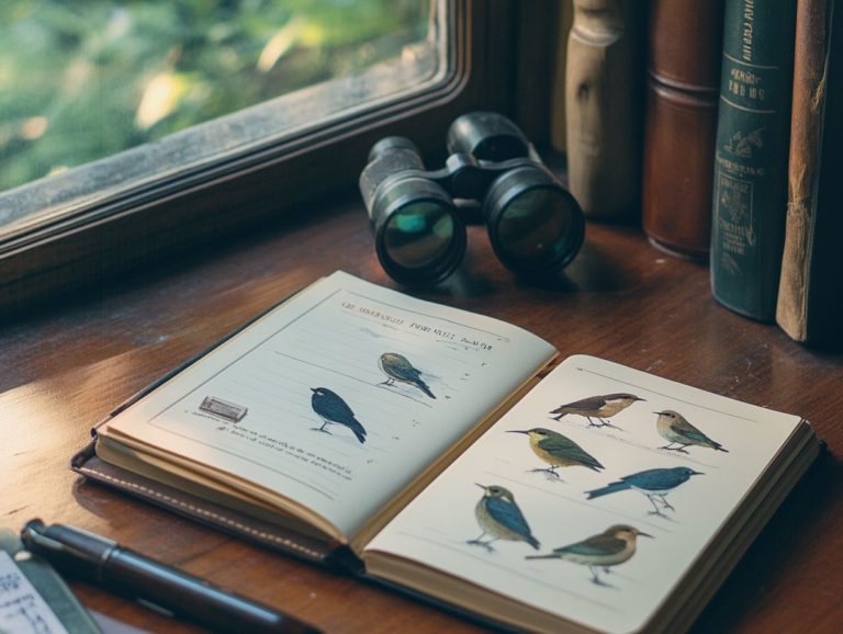 Creating a Birdwatching Journal with Field Guides