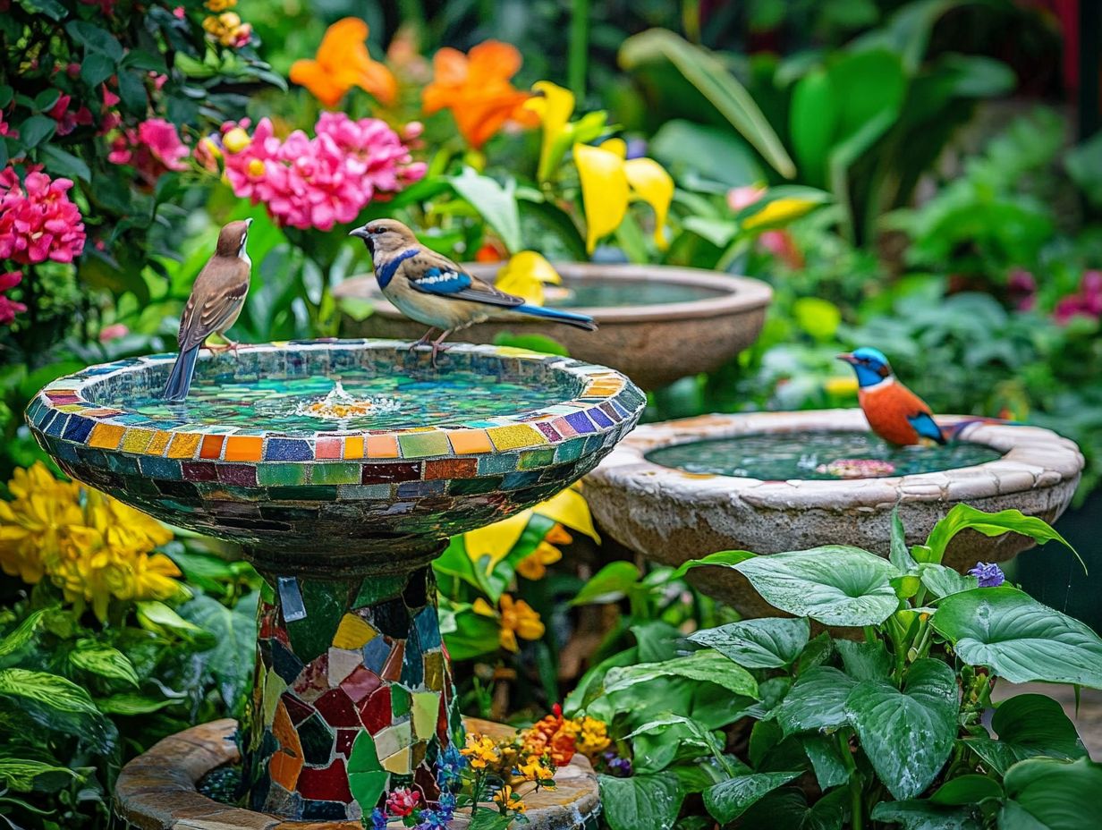 15. Fairy Garden Bird Bath