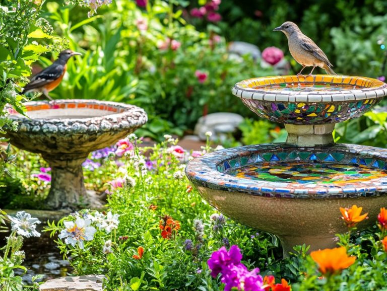 Creative Bird Bath Designs to Try