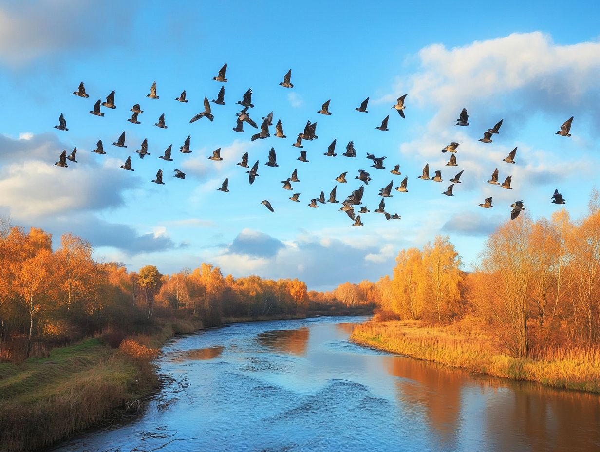 Image showing the impact of migration on birds