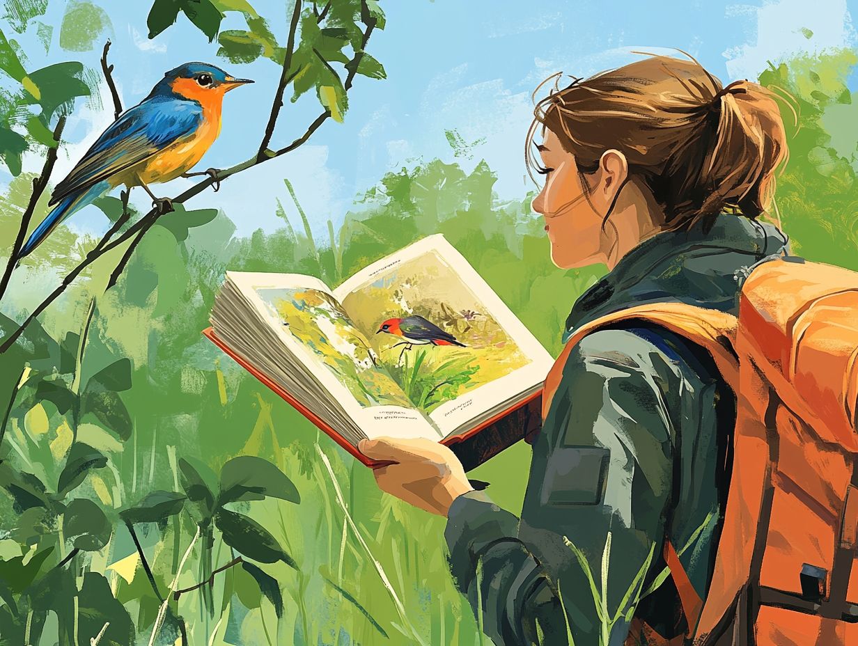 How can a field guide help bridge knowledge gaps in birding?