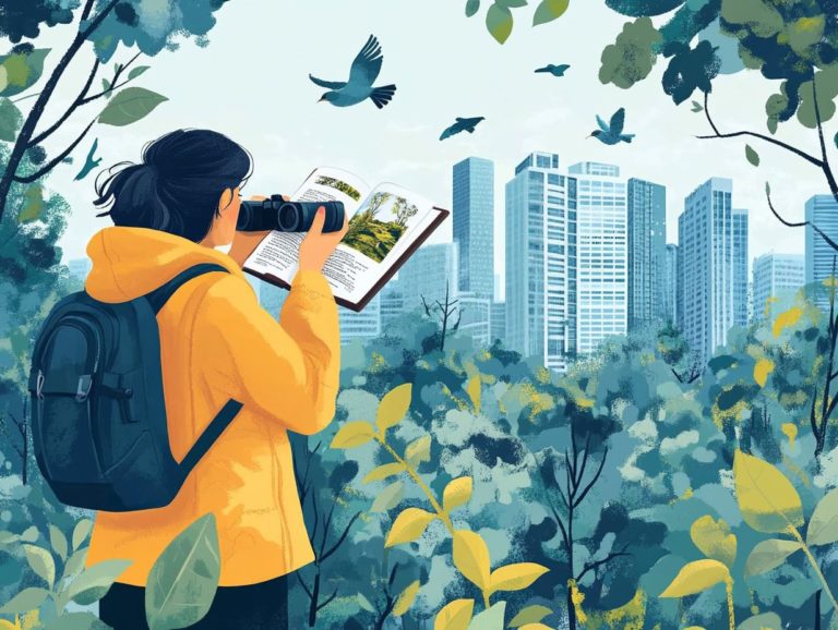 Field Guides for Bird Watching in Urban Areas