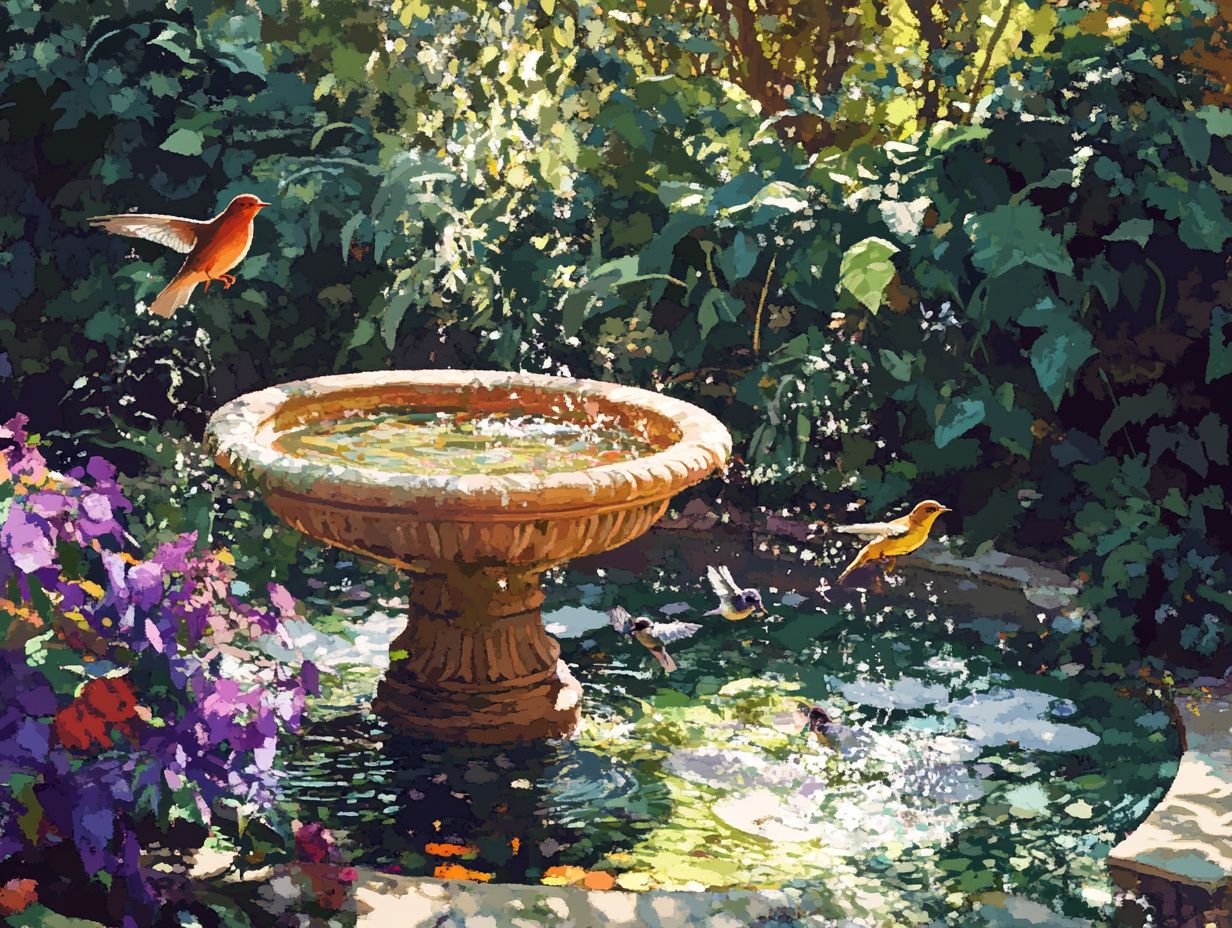 How to Set Up a Bird Bath