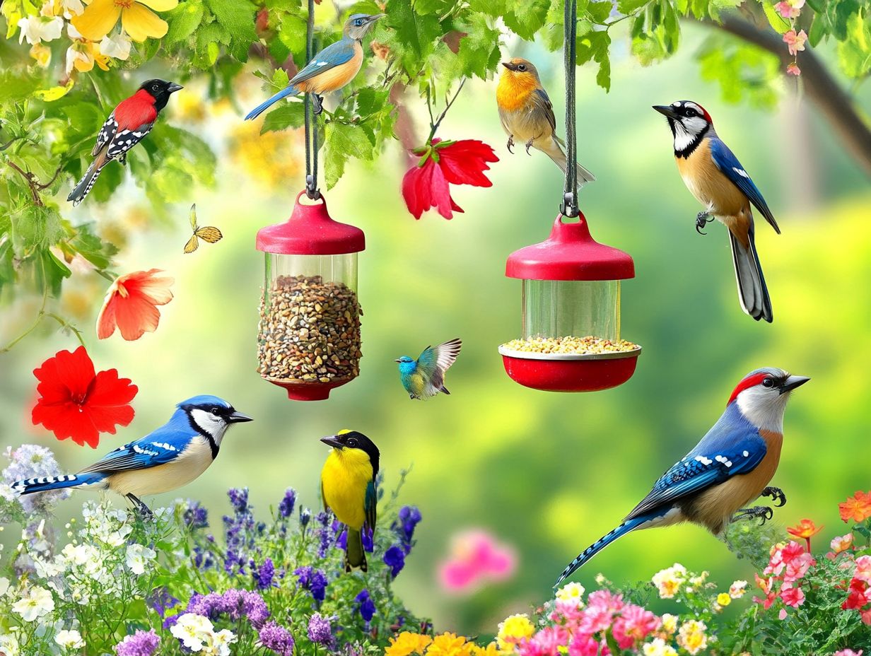 What types of feeders should I use to attract more birds?