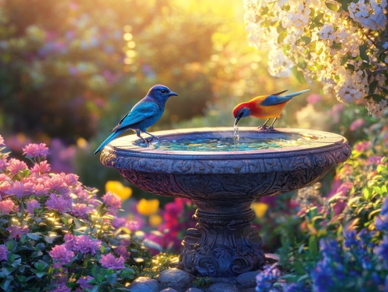 How to Attract More Species with Bird Baths