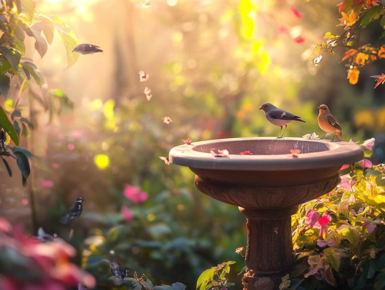 How to Build a Bird Bath for Your Garden?