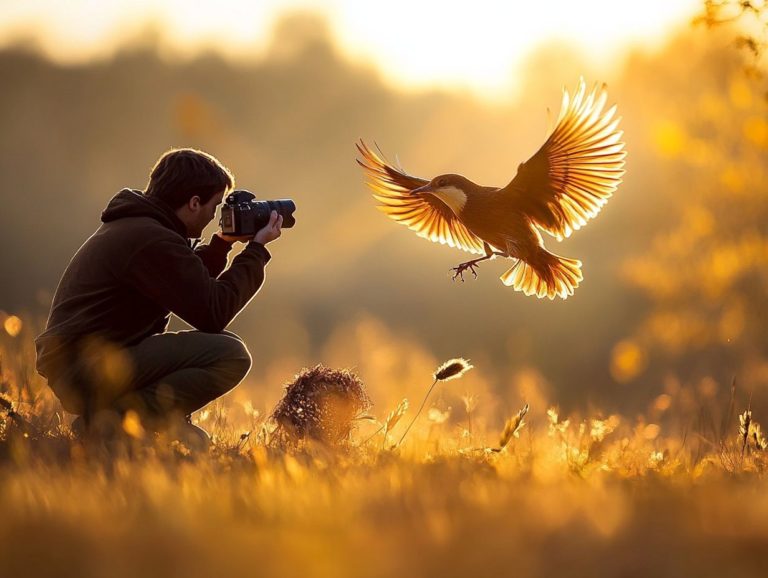 How to Capture Action Shots of Birds