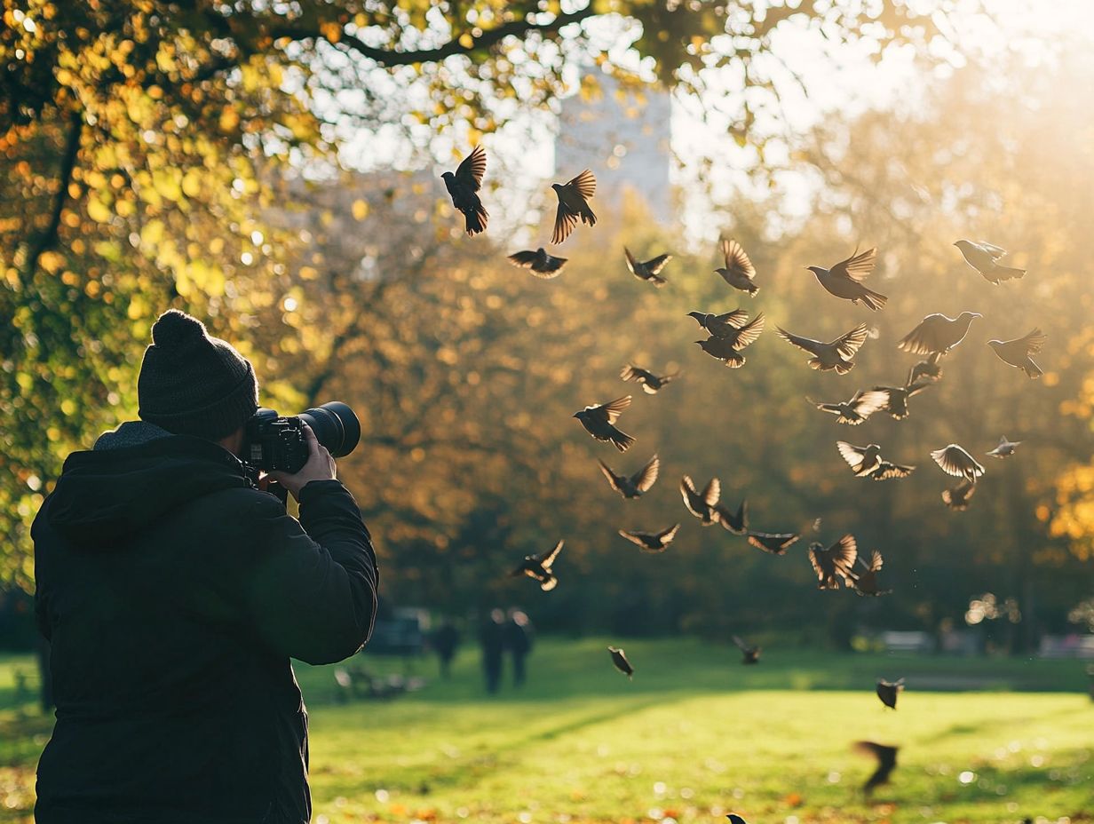 1. How do I capture bird calls with my camera?