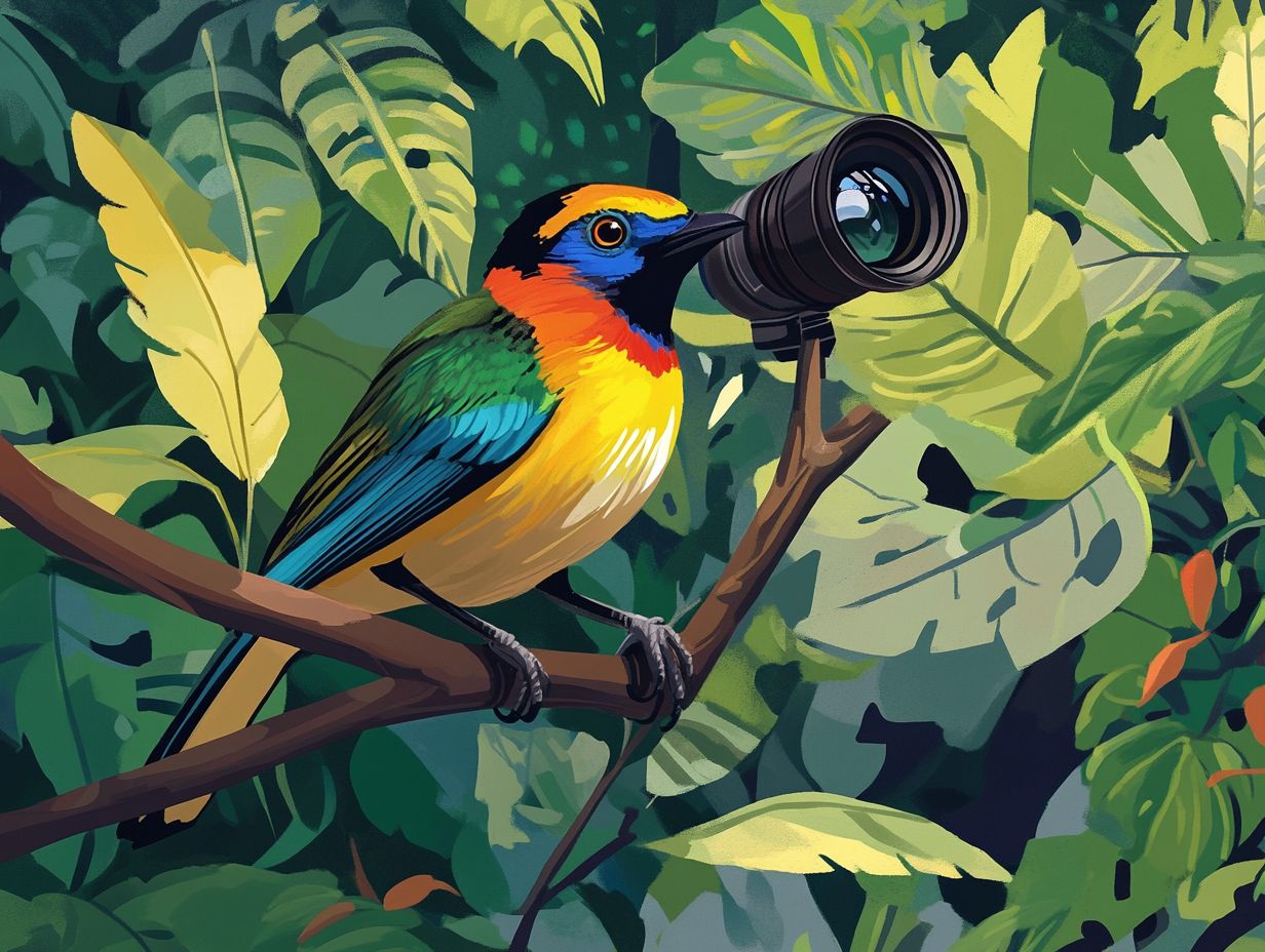 Image illustrating considerations for selecting a bird watching camera.