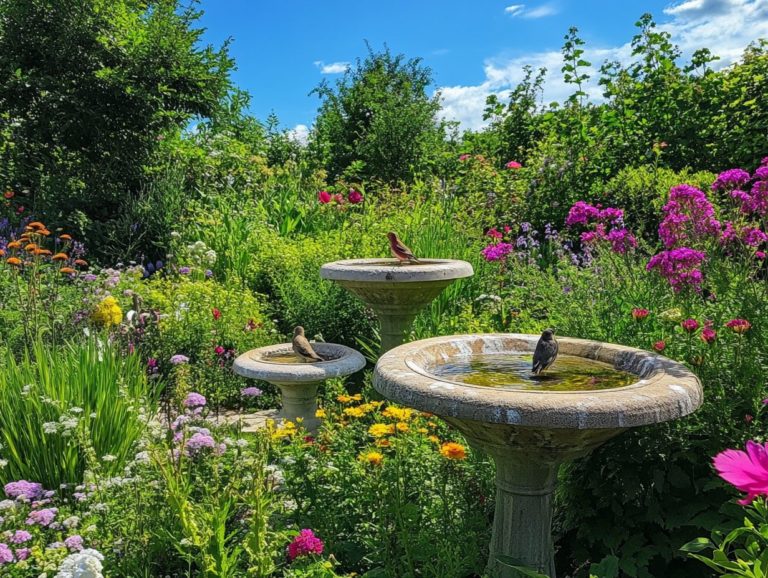 How to Choose the Right Bird Bath for Your Garden