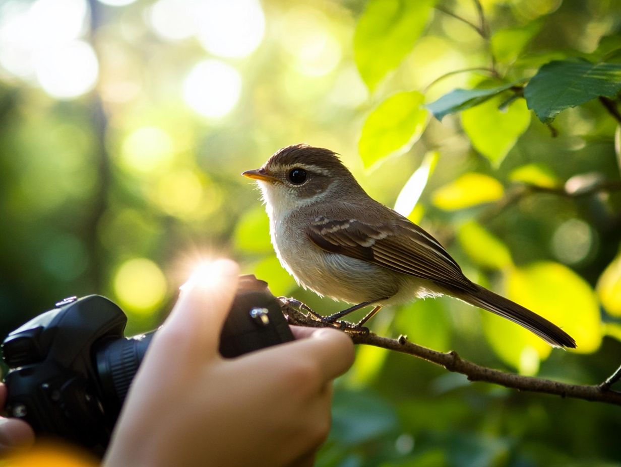 What factors should I consider when choosing a flash for bird photography?