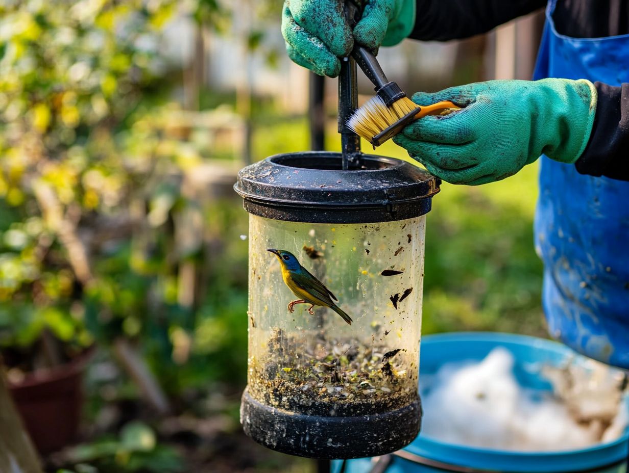 How often should I clean my bird feeder?