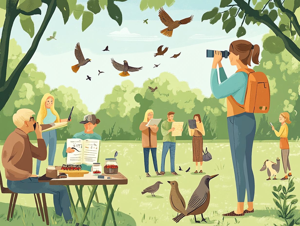 Join local birding communities to learn, explore, and connect with others.