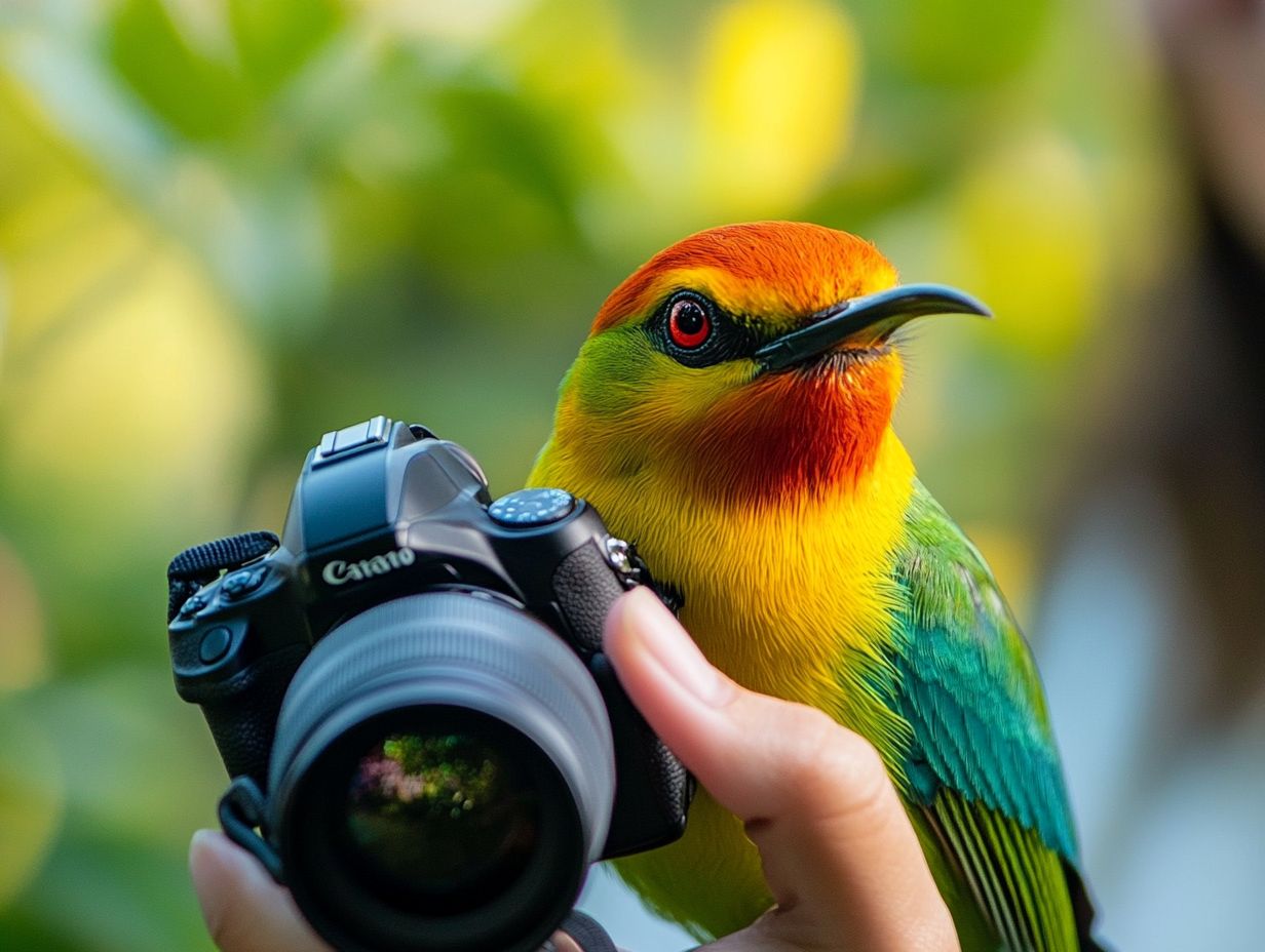 A breathtaking bird in its natural habitat, demonstrating bird photography.