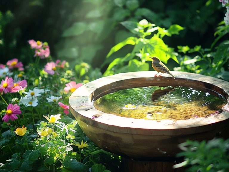 How to Make Your Own Bird Bath