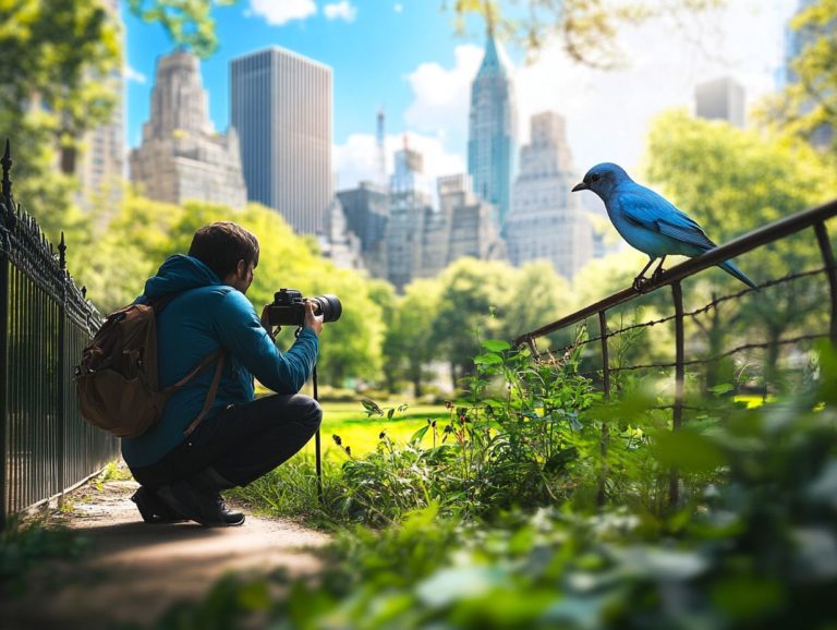 How to Photograph Birds in Urban Settings