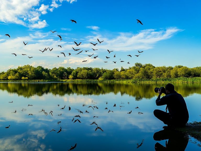 How to Photograph Migratory Birds