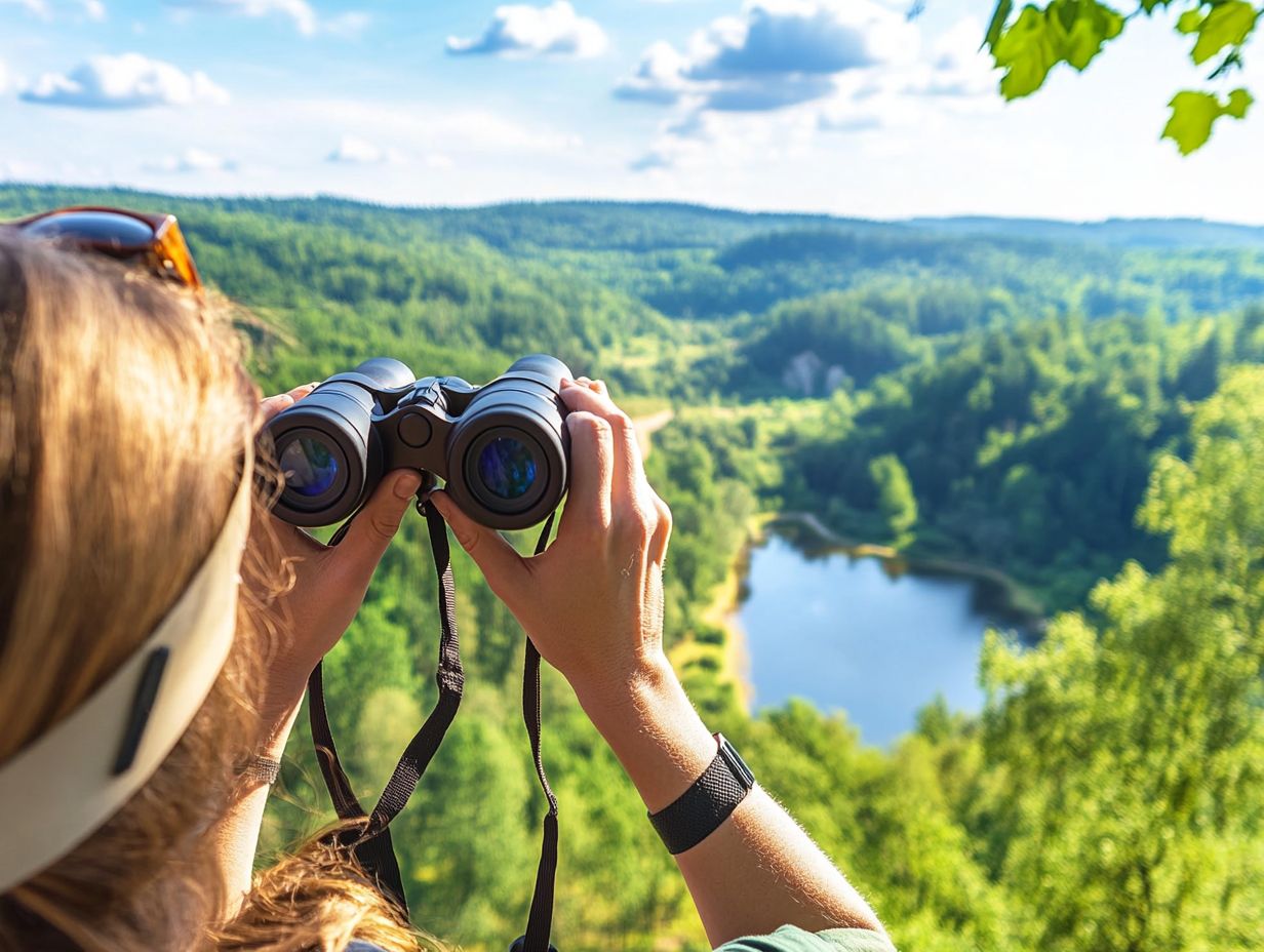 Image showing frequently asked questions about binoculars