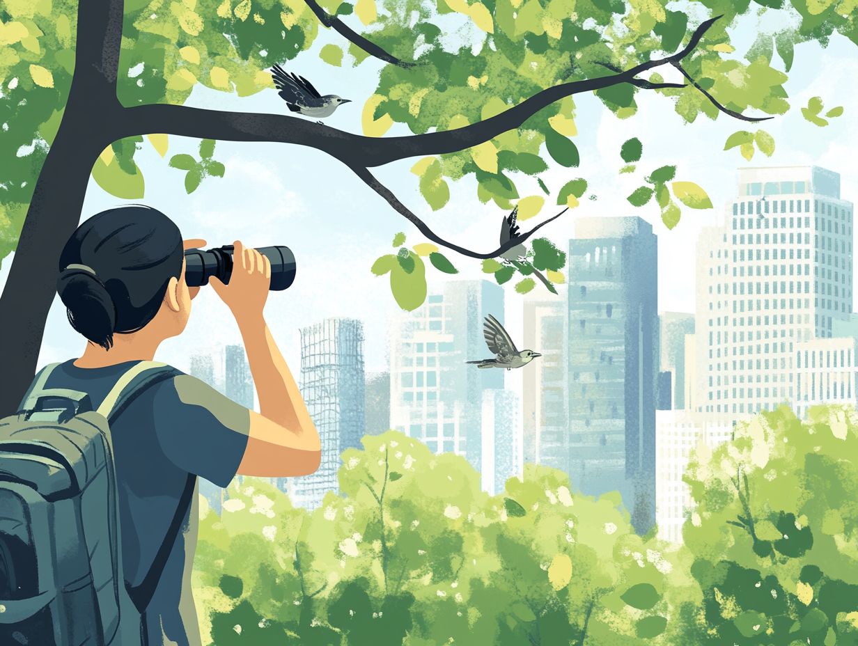 Challenges and Solutions for Urban Birdwatching