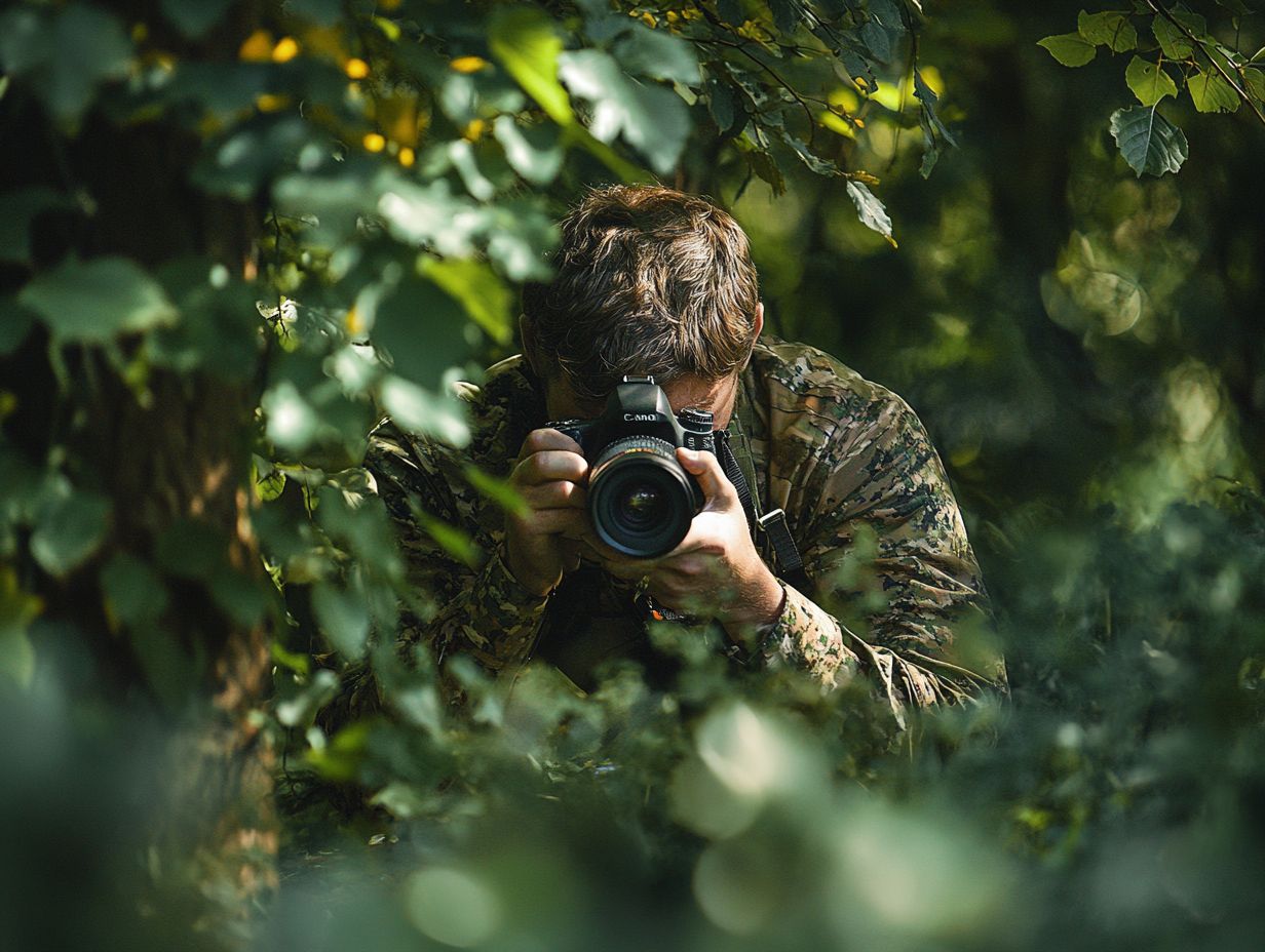 Bird photography equipment