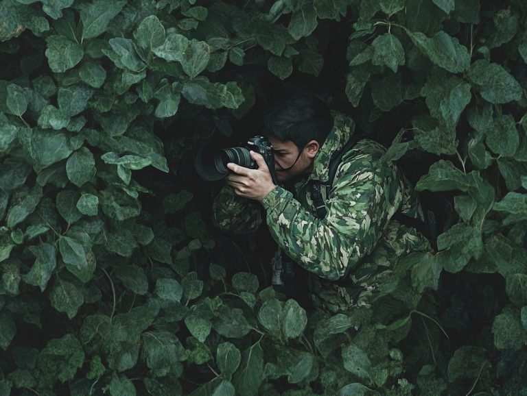 How to Stay Hidden While Bird Photography