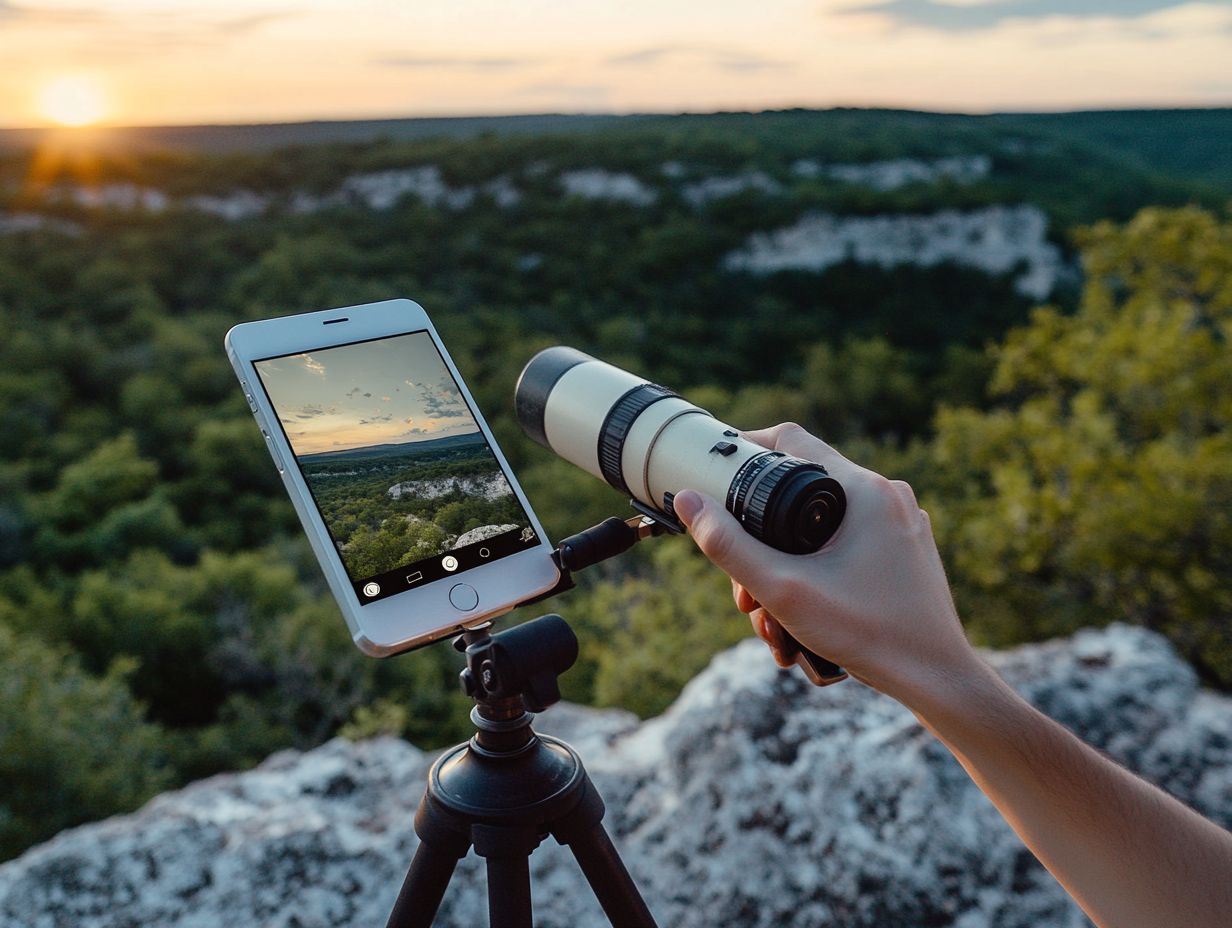 Setting Up Your Smartphone and Spotting Scope