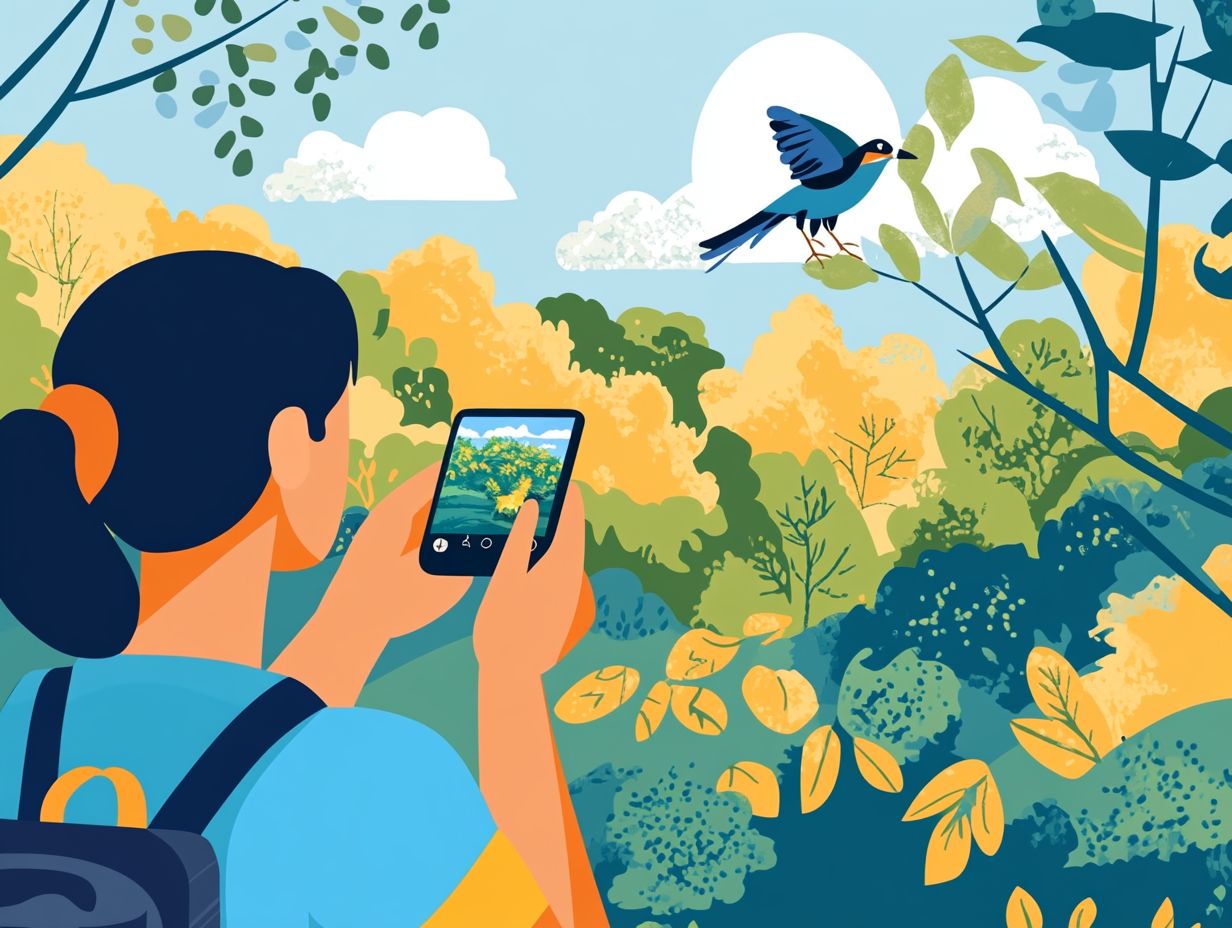 What are the benefits of using apps for birdwatching?