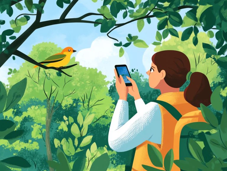 How to Use Apps for Birdwatching Safely