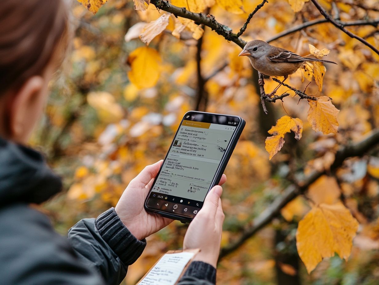 Selecting a bird app