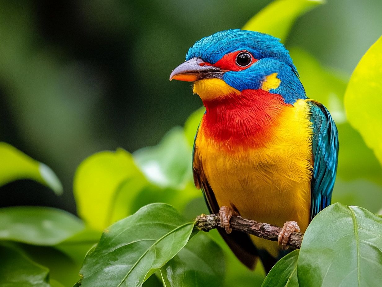 Visual representation of key takeaways in bird photography color theory.