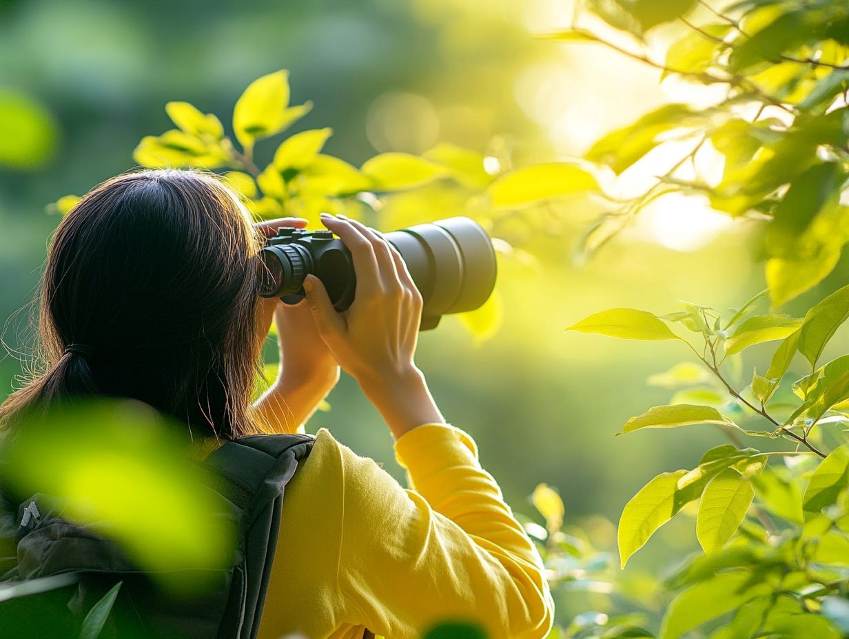 Image showing key takeaways for bird watching binoculars.